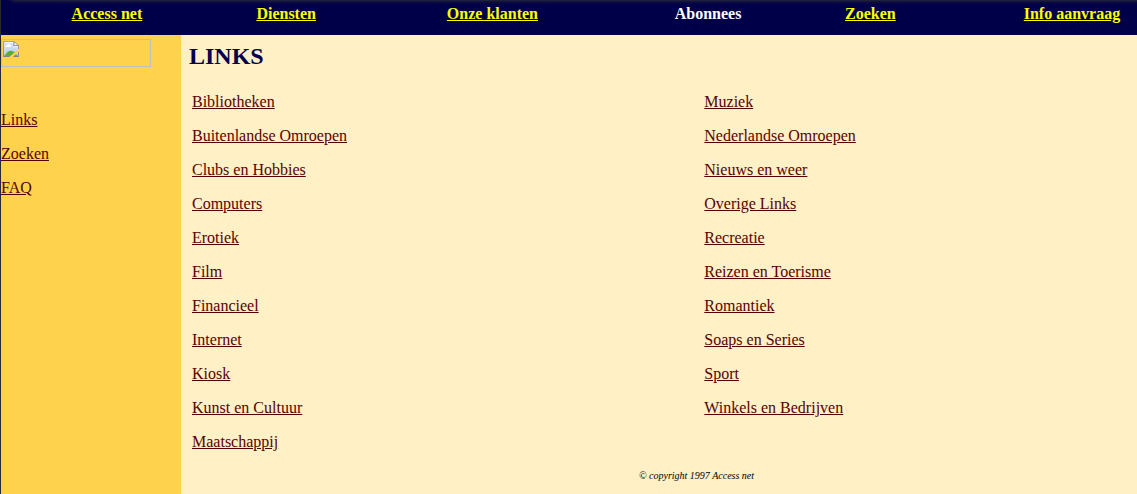 Links pagina 1997